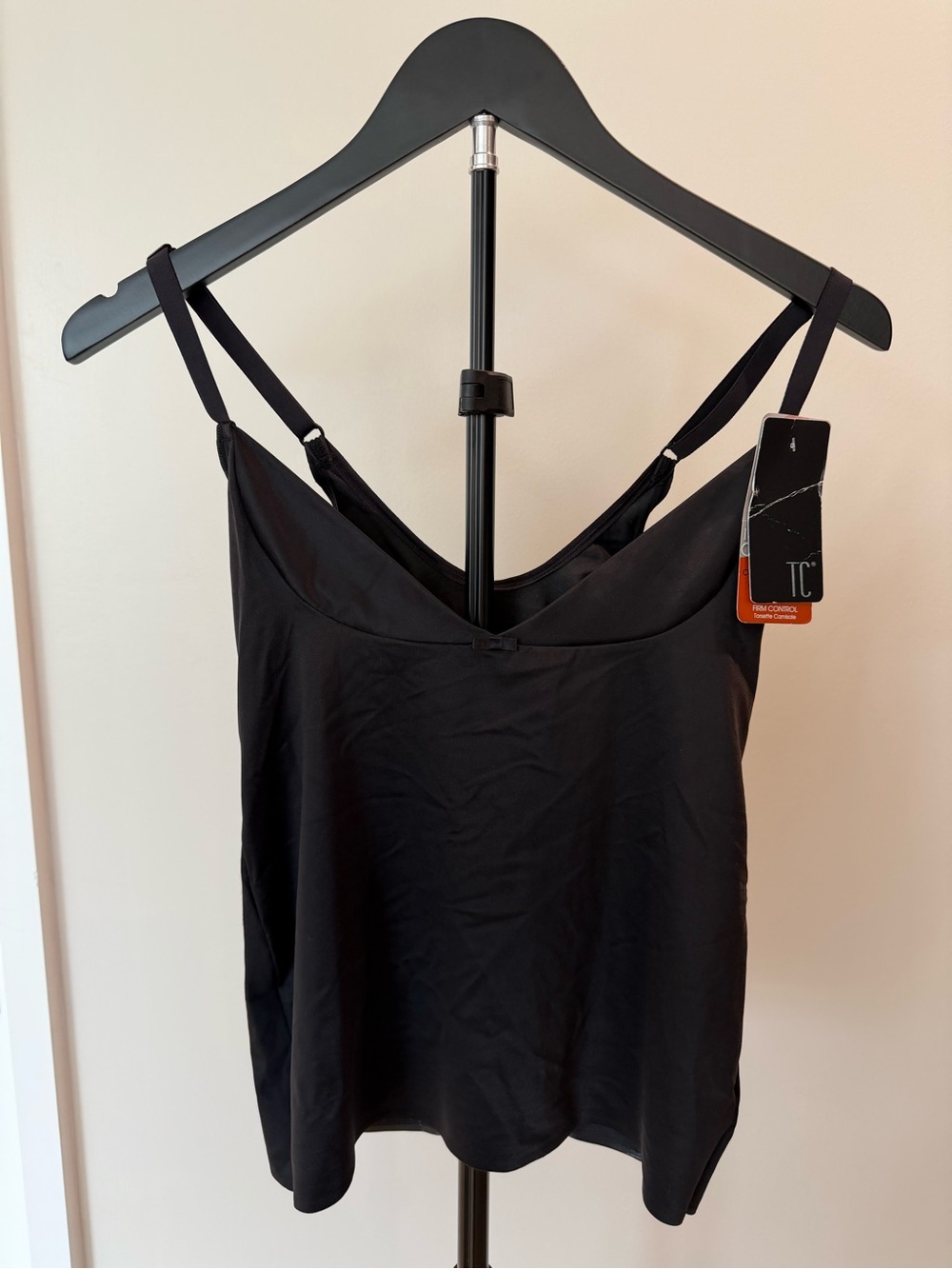TC Black Adjustable Strap Cami